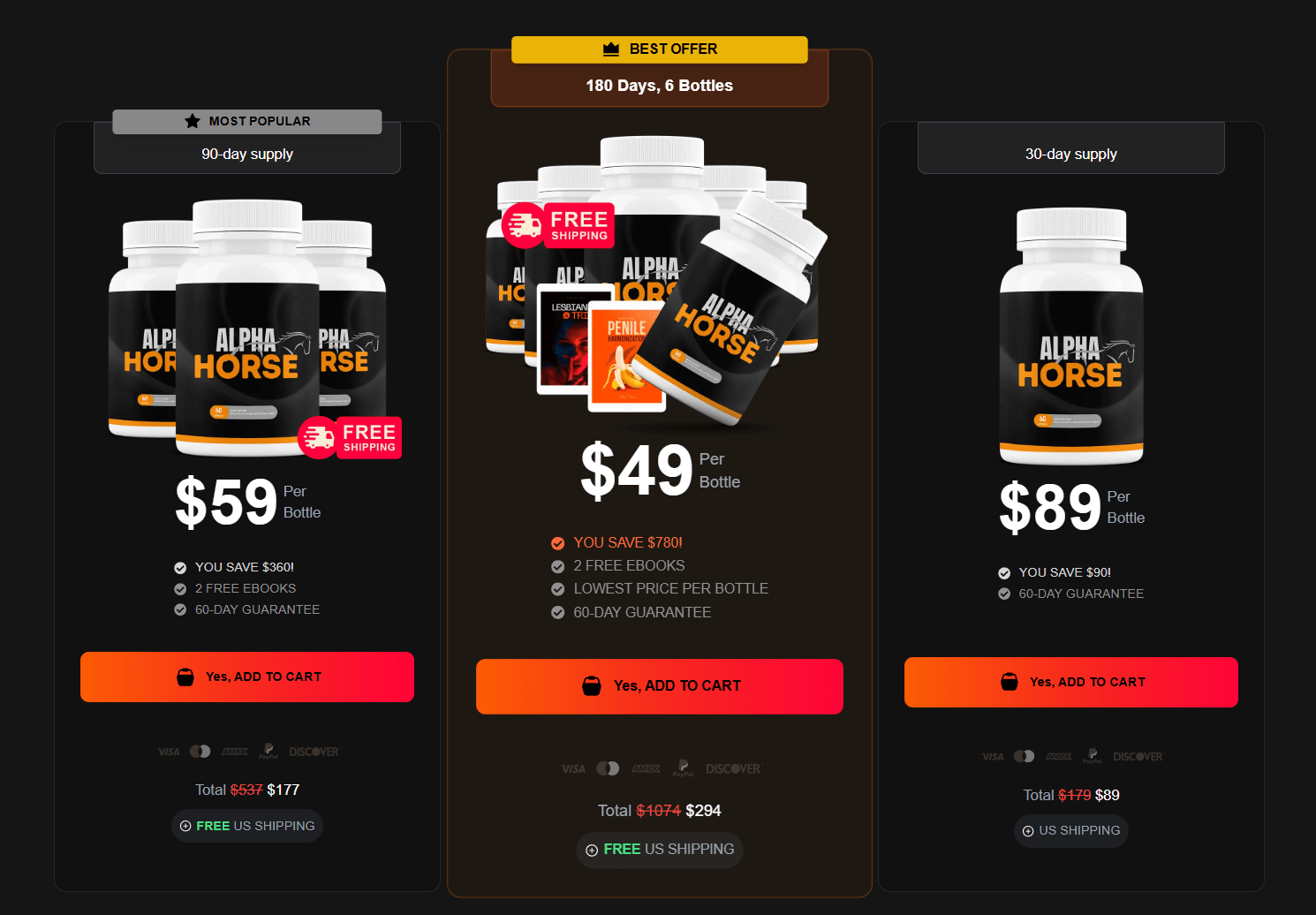 Alpha Horse price
